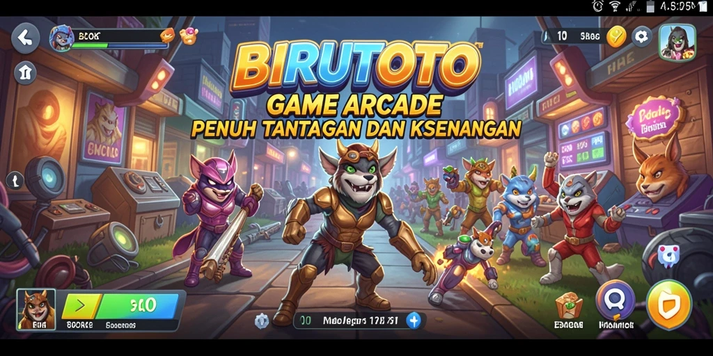 Tampilan gameplay BIRUTOTO yang menarik dan penuh aksi.