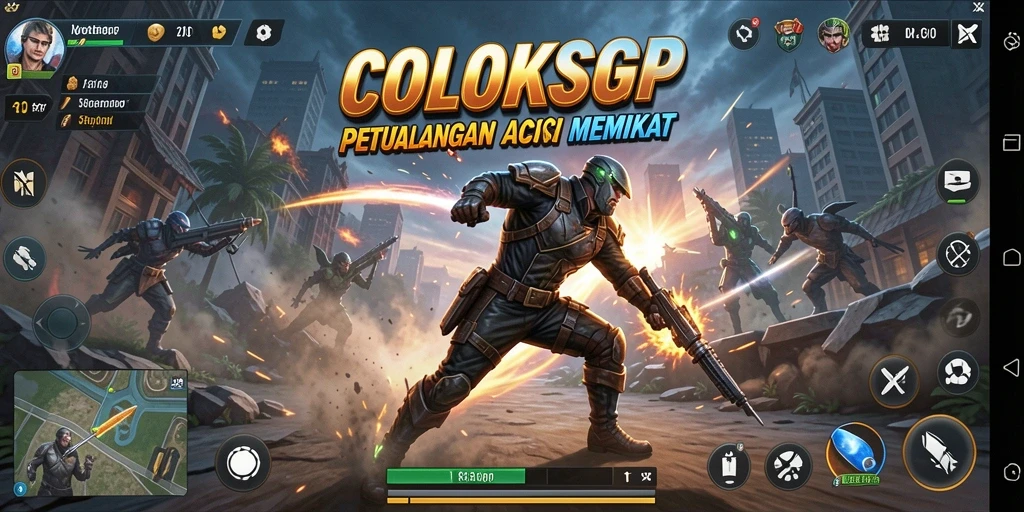 Gameplay COLOKSGP terlihat seru dan penuh aksi.