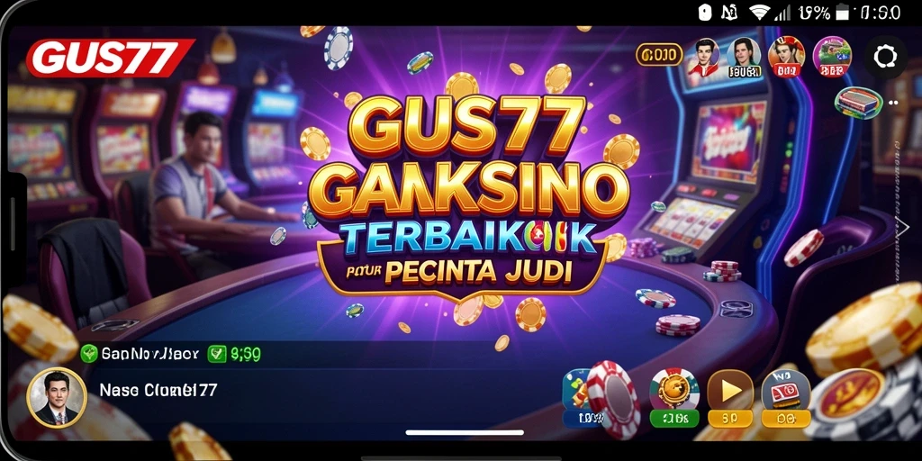 Tangkap momen seru bermain game Kasino di GUS77.