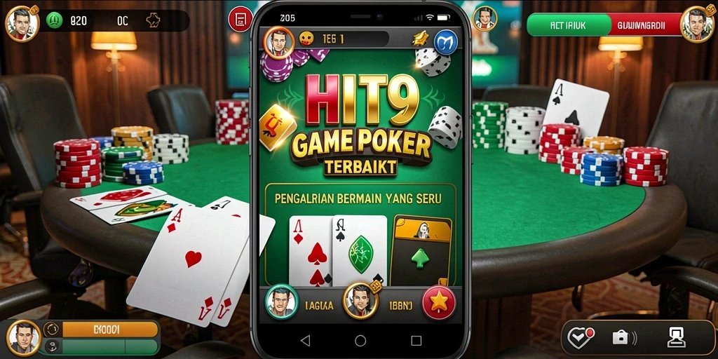 Gameplay seru HIT9 yang membawa Anda ke dunia poker.