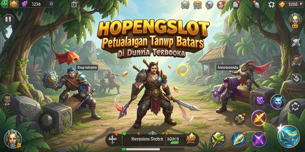 Screenshot menampilkan gameplay seru di dunia terbuka HOPENGSLOT.