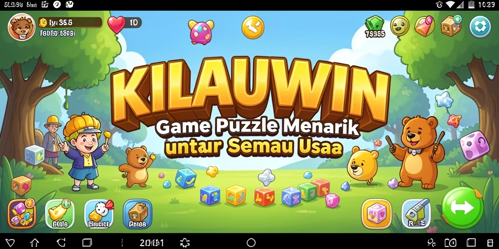 Screenshot gameplay KILAUWIN menunjukkan tantangan Puzzle yang menakjubkan.
