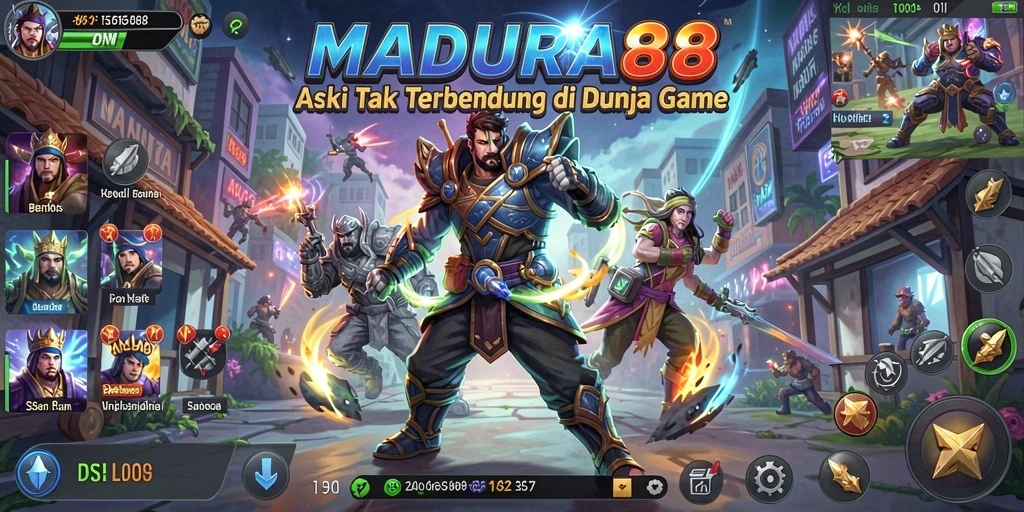 Tampilkan pertempuran seru dalam gameplay MADURA88.