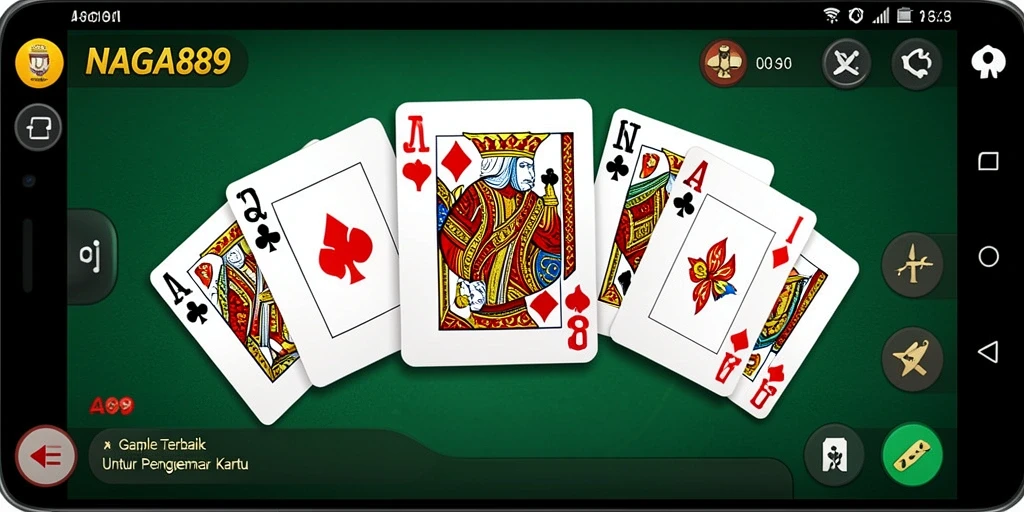 Tampilan gameplay seru NAGA889 dalam bermain Gaple.