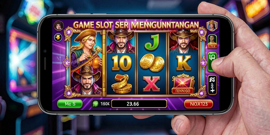 Gameplay menarik dari NOX123 yang menampilkan mesin Slot.