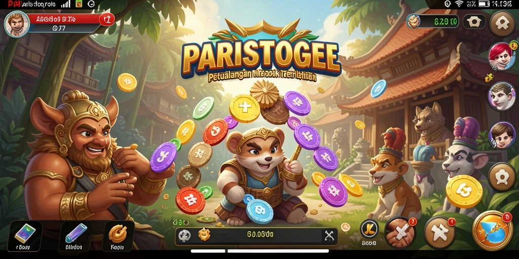 Screenshot gameplay PARISTOGEL dengan aksi petualangan yang seru.