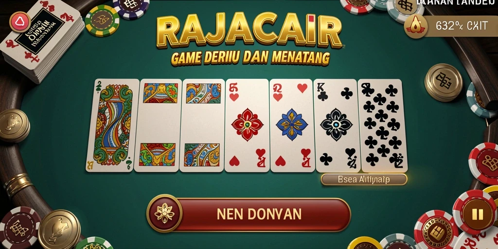 Tangkapan layar gameplay RAJACAIR yang seru dan menantang di Domino.