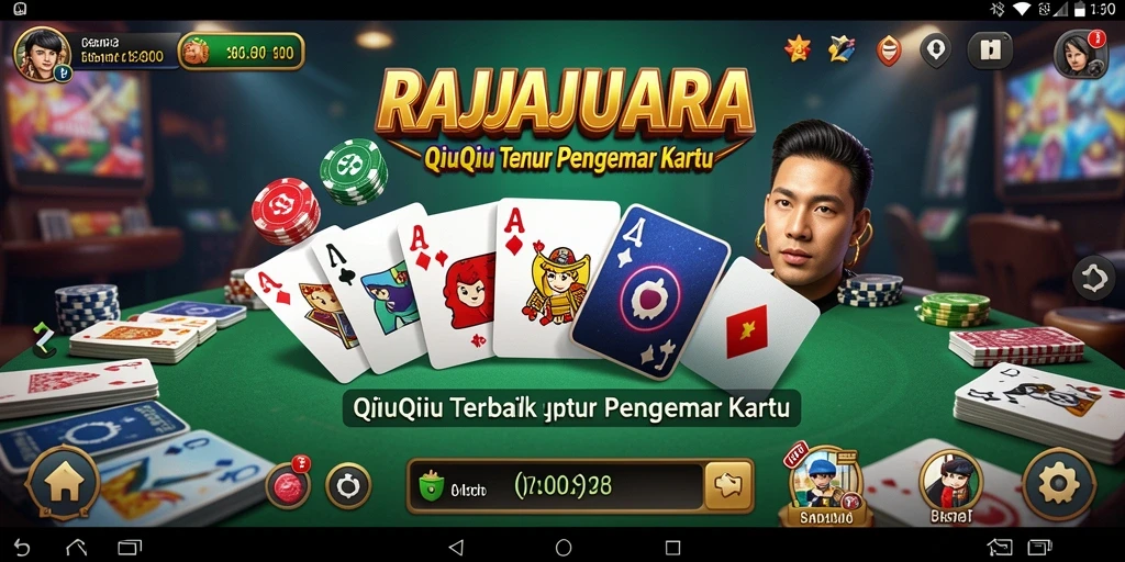 Tampilan gameplay seru QiuQiu di RAJAJUARA.