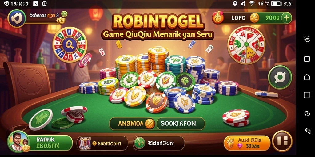 Tampilan utama gameplay QiuQiu di ROBINTOGEL.