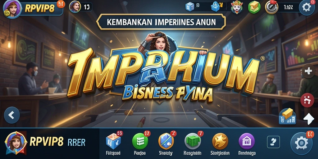 Tampilan gameplay menarik RPVIP8 yang penuh strategi Tycoon.