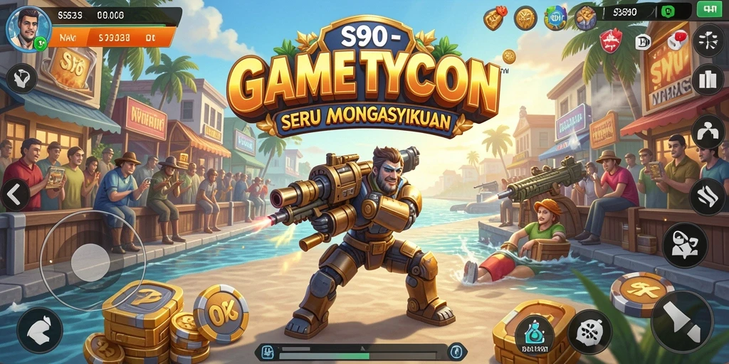 Tampilan gameplay S80 yang menarik di dunia Tycoon.