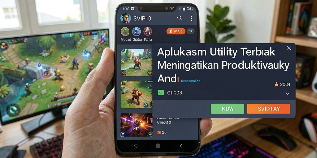 Tampilan antarmuka aplikasi SVIP10 yang menarik dan intuitif.