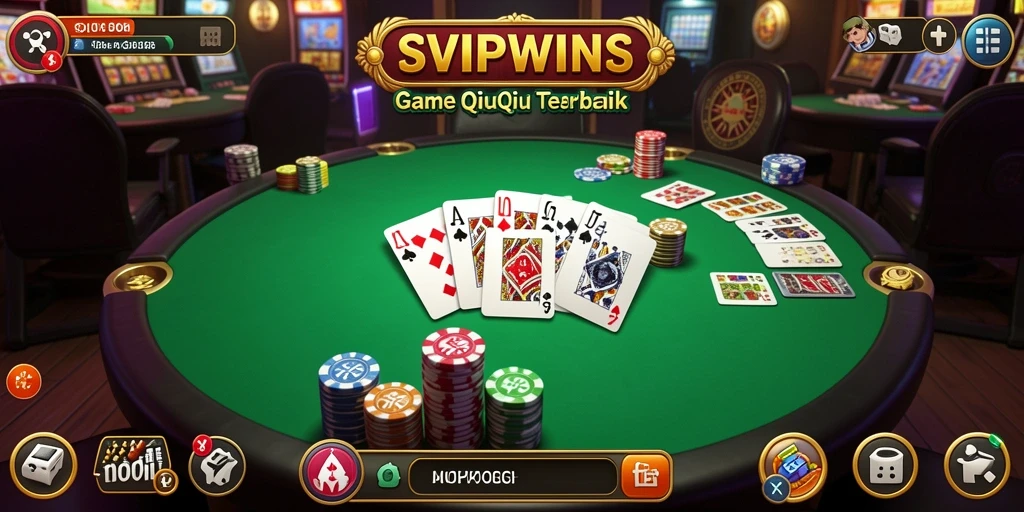Tampilan menarik gameplay QiuQiu di SVIPWINS