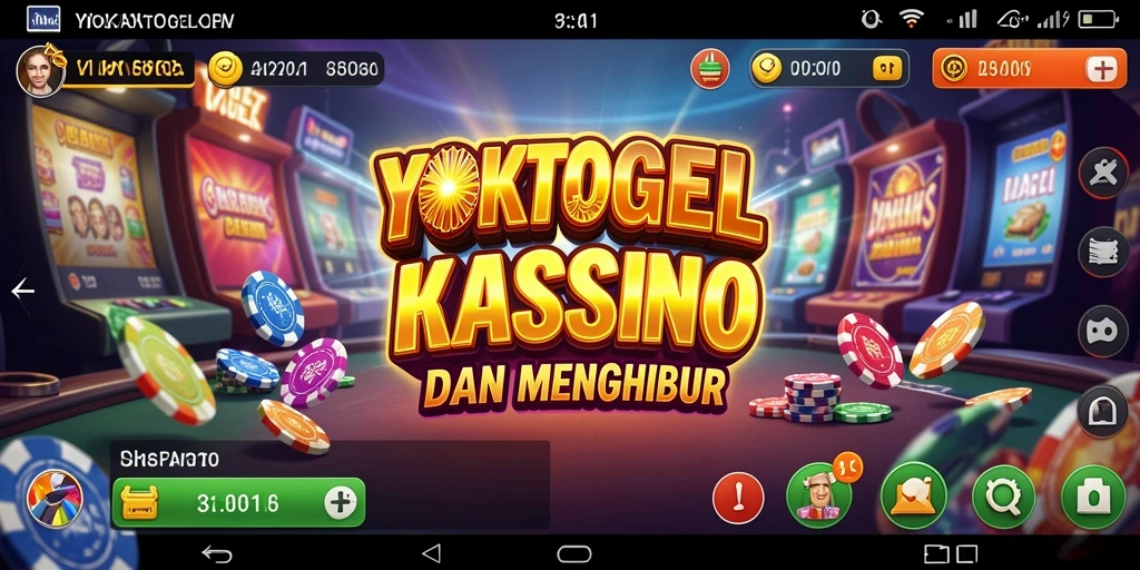 Tampilan menarik dari gameplay YOKTOGEL di kasino.