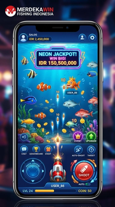 Tampilan antarmuka Merdekawin yang intuitif untuk pengguna.